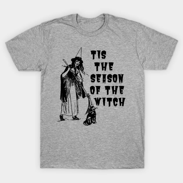 TIS THE SEASON OF THE WITCH T-Shirt by Scarebaby